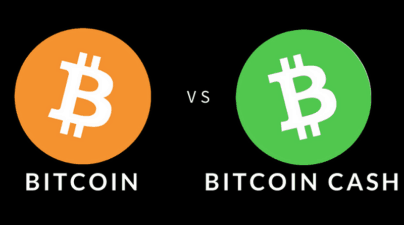 bitcoin vs bitcoin cash kriptopénz mycryptoption