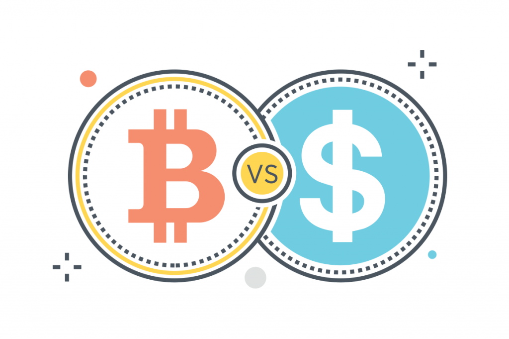 különbségek a bitcoin és hagyományos pénzek között kriptopénz mycryptoption
