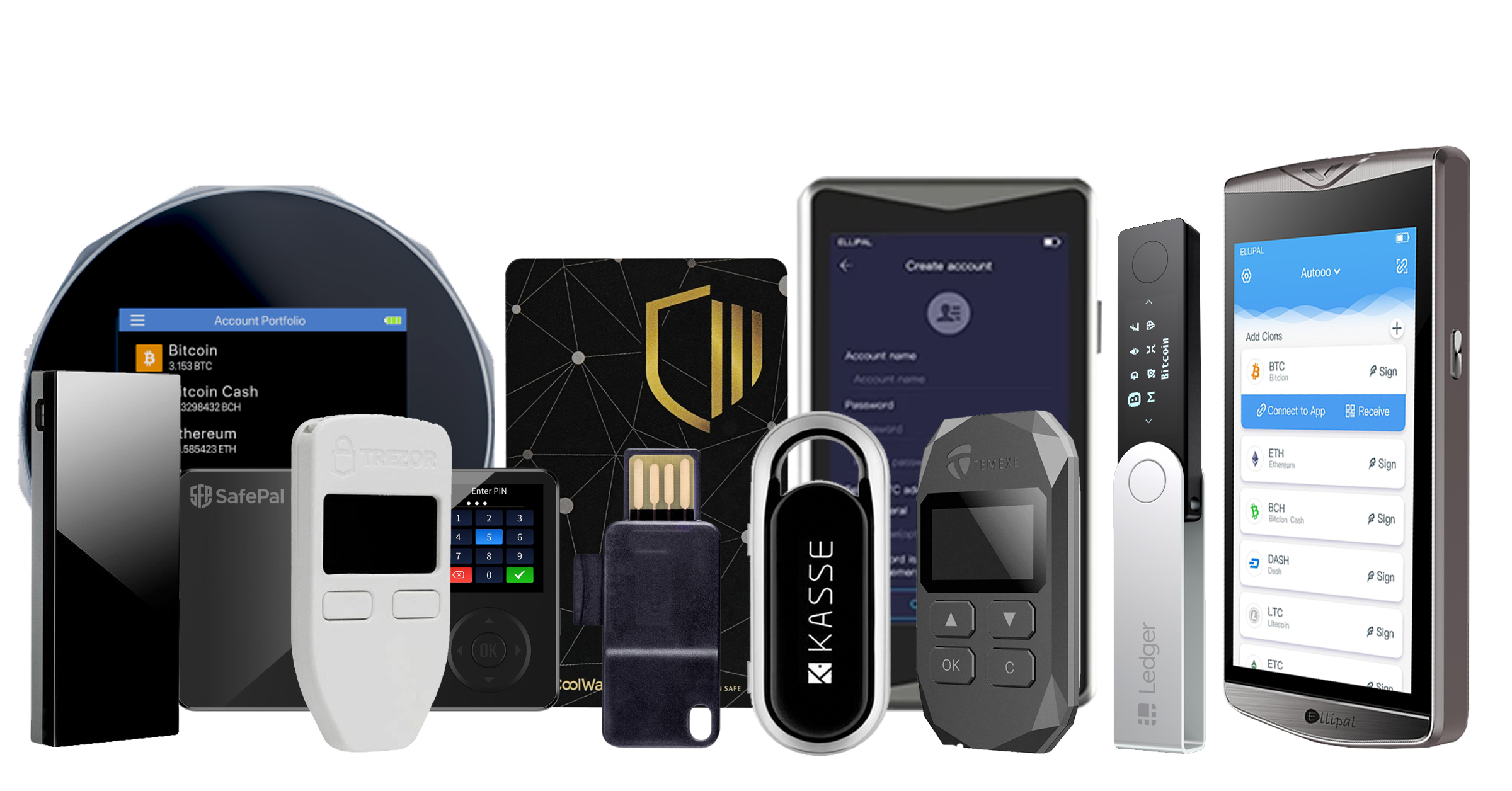 entru stocarea bitcoin și altcoins - Prezentarea și compararea wallet-urilor hardware hardver tárcák