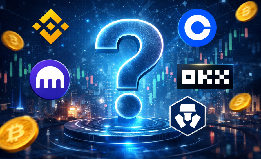Legjobb kriptotőzsde 2026 összehasonlítás – Binance, Coinbase, Kraken, OKX és Crypto.com