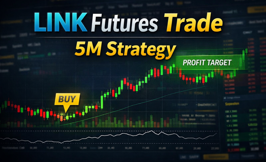Binance futures trading LINK chart 5 minute strategy