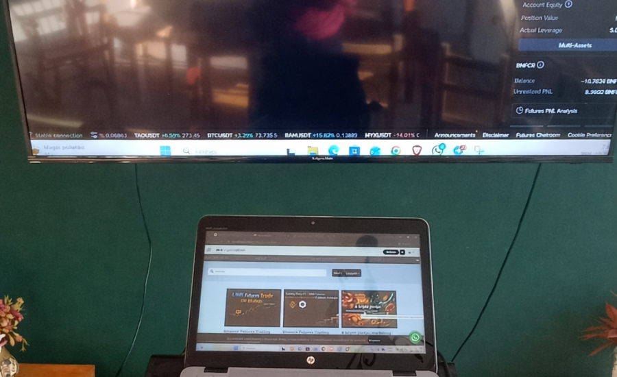 LINK Futures trading napló Binance platformon – Trading Diary #3 valós kriptokereskedési pozíció