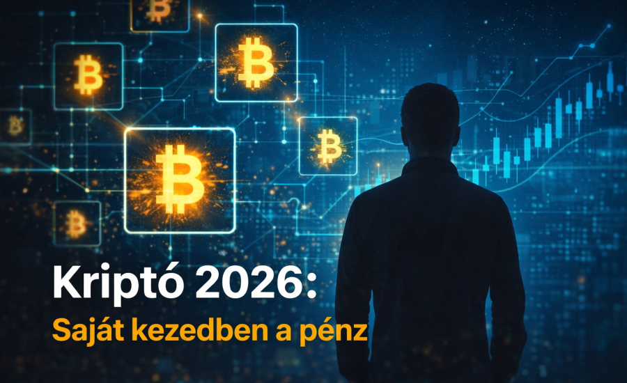 Kriptó 2026 – saját kezedben a pénz, digitális gazdaság és blockchain jövő