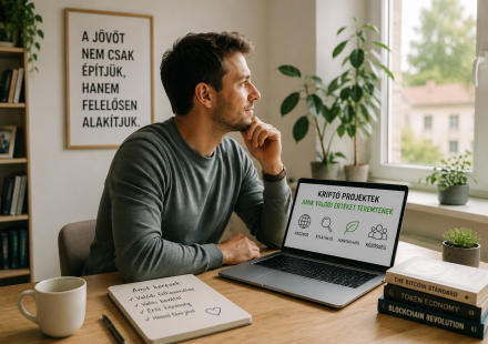 crypto projektek valódi érték elemzés laptopon természetes környezetben