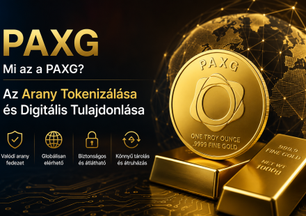 PAXG tokenizált arany digitális tulajdonlás és blokklánc alapú aranybefektetés