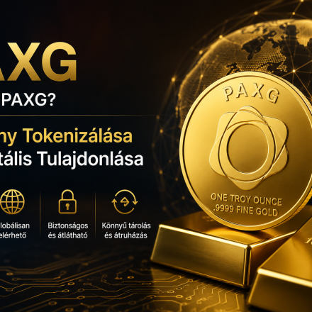 PAXG tokenizált arany digitális tulajdonlás és blokklánc alapú aranybefektetés