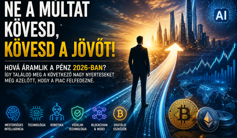 jövő pénzügyi trendek 2026 AI crypto technológia növekedés grafikon