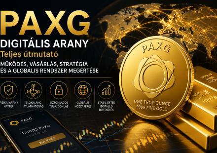 PAXG digitális arany útmutató tokenizált arany és blokklánc alapú aranybefektetés