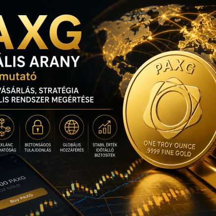 PAXG digitális arany útmutató tokenizált arany és blokklánc alapú aranybefektetés