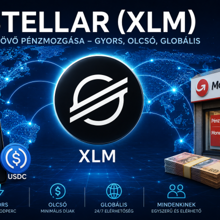 Stellar (XLM) blockchain hálózat és MoneyGram együttműködés digitális pénzmozgás és globális stablecoin fizetések bemutatásával