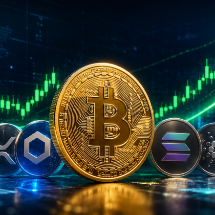 A kriptopiac emelkedése Bitcoinnal és vezető altcoinokkal